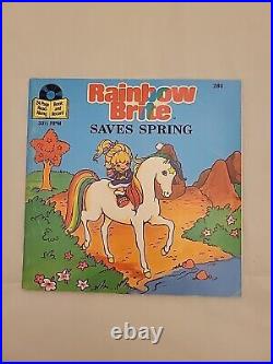 Rainbow Brite Record Player Tested, Works Includes Two Record Books Rainbow Brite Record Player Tested, Works Includes Two Record Books