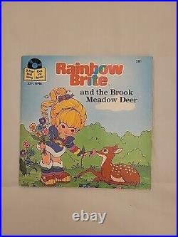 Rainbow Brite Record Player Tested, Works Includes Two Record Books Rainbow Brite Record Player Tested, Works Includes Two Record Books