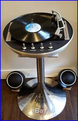 Rare 1968 Mid-20 Century Domed Electrohome Apollo Record Player 860 Working