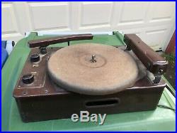 Rare Antique Galvin-Motorola Recorder and Wireless Record Player Cutter Lathe