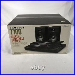 Rare Crosley T100a 2sp Bluetooth Turntable Record Player New