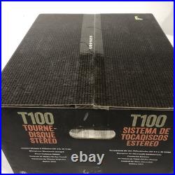 Rare Crosley T100a 2sp Bluetooth Turntable Record Player New