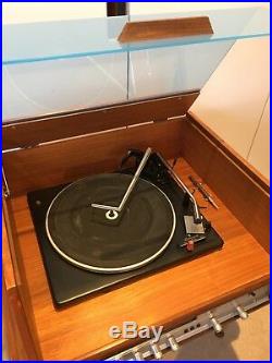 Rare Dynatron HFC 11 Garrard Turntable Radiogram Record Player 60s Vintage LP
