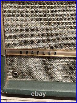 Rare Graflex Phonograph Record Player 1940's Built In Speaker Portable WORKS Rare Graflex Phonograph Record Player 1940's Built In Speaker Portable WORKS