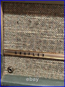 Rare Graflex Phonograph Record Player 1940's Built In Speaker Portable WORKS Rare Graflex Phonograph Record Player 1940's Built In Speaker Portable WORKS