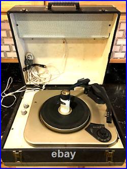 Rare Philco E-1357-121 Portable Tube Record Player