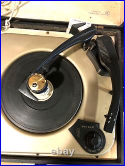 Rare Philco E-1357-121 Portable Tube Record Player