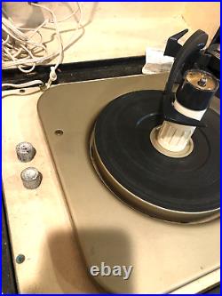 Rare Philco E-1357-121 Portable Tube Record Player