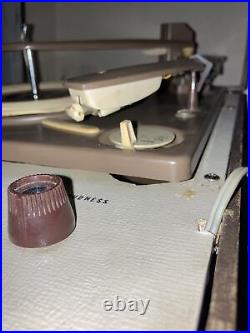Rare Philco Phonograph Record Player PORTABLE Suitcase 1431-124