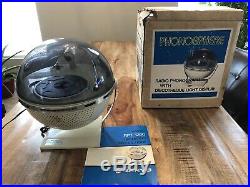Rare Sanyo Phonosphere Record Player Radio 1970s Space Age Helmet Phonosphere