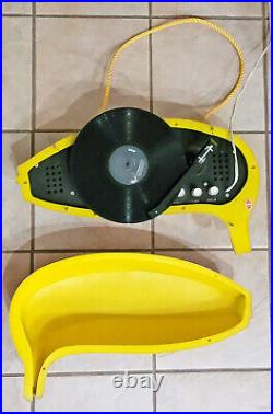 Rare VINTAGE Andy Warhol Velvet Underground Electric Banana Record Player 1970's