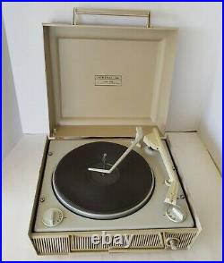 Rare Vintage ADMIRAL Solid State Suitcase Record Player Read Description