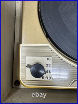 Rare Vintage Columbia Model 526 360 K2 Phonograph Record Player Untested