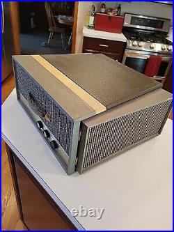 Rare Vintage Philco K-1426-121 Portable Tube Stereophonic Record Player READ