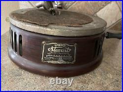 Rare Vintage Table Top Stewart Phonograph 78 RPM Record Player