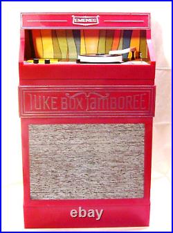 Rare vintage 60s emenee jukebox jamboree record player works plays 33s & 45s