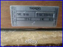 Rare working Vintage Thorens TD145 Turntable Vinyl Record Player germany