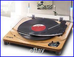 Record Player Bluetooth Streaming Belt Drive Turntable with USB Convert Vinyl