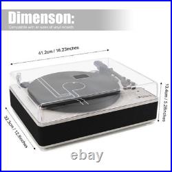 Record Player Bluetooth Turntable with Built-in Speakers and USB Play&Re