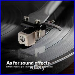 Record Player Vintage 2-Speed Vinyl Turntable Built in Stereo Speaker US Stock