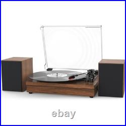 Record Player with Speakers, 3-Speed Vinyl Record Player with Dual Stereo Spe Record Player with Speakers, 3-Speed Vinyl Record Player with Dual Stereo Spe
