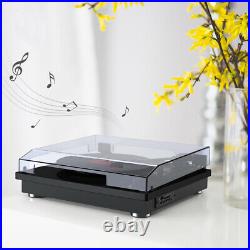Record Player with Stereo Speakers 3-speed Turntable LP Phonograph BT