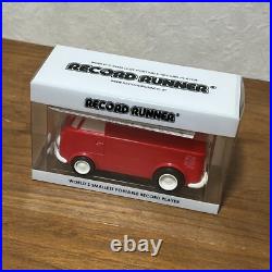Record Runner Portable Record Player Volkswagen Color Red stokyo Soundwagon Record Runner Portable Record Player Volkswagen Color Red stokyo Soundwagon