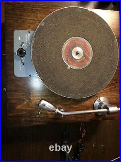 Rek O Kut Rondone Jr L 37 L37 Vintage Broadcast Turn Table Record Player Works