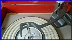 Retro Dansette Red Major De Luxe 21 Record Player Restoration / Spares Repairs