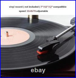 Retro Gramophone Record Player with Bluetooth