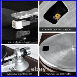 Retrolife Vinyl Record Player BT, Bark Brown, AT-3600L, 2-Speed, USB/RCA