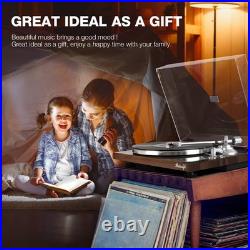 Retrolife Vinyl Record Player BT, Bark Brown, AT-3600L, 2-Speed, USB/RCA