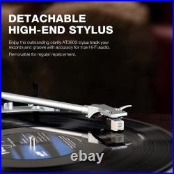 Retrolife Vinyl Record Player BT, Bark Brown, AT-3600L, 2-Speed, USB/RCA