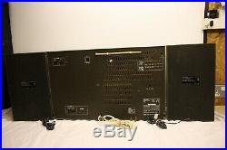 SHARP VZ-3000 HiFi VERTICAL LINEAR TURNTABLE RECORD PLAYER BOOMBOX TAPE RADIO LP