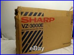SHARP VZ-3000 HiFi VERTICAL LINEAR TURNTABLE RECORD PLAYER BOOMBOX TAPE RADIO LP