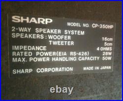 SHARP VZ-3500 Vintage Stereo System / HIFI / Record Player / Free Postage