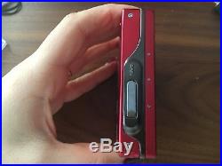 SONY MZ-R900 MD Minidisc Player Recorder MDLP Player Red With Original Box