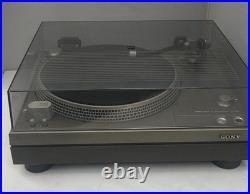 SONY Record player PS-6750 No Cartridge Used Light Background Noise