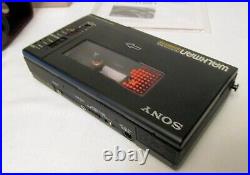 SONY WM-D6C Walkman Professional Cassette Player Recorder with box & case