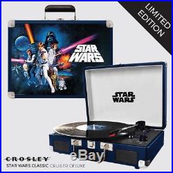STAR WARS Classic Deluxe Bluetooth Turntable Record Player Limited Edition
