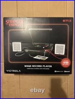 STRANGER THINGS Victrola WSQK Record Player Turntable Speakers Netflix