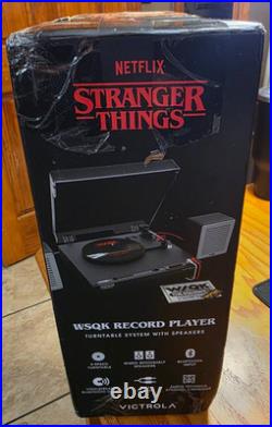 STRANGER THINGS Victrola WSQK Record Player Turntable Speakers Netflix