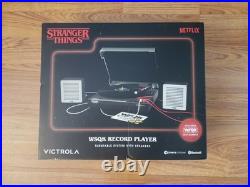 STRANGER THINGS Victrola WSQK Record Player Turntable Speakers Netflix NEW