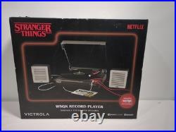 STRANGER THINGS Victrola WSQK Record Player Turntable Speakers Netflix NEW
