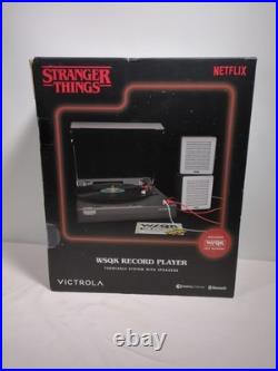 STRANGER THINGS Victrola WSQK Record Player Turntable Speakers Netflix NEW