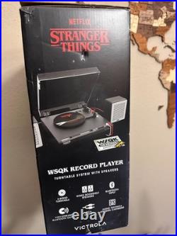 STRANGER THINGS Victrola WSQK Record Player Turntable Speakers Netflix NEW