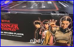 STRANGER THINGS Victrola WSQK Record Player Turntable Speakers Netflix NEW