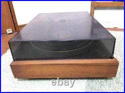 Sansui Record Player Sr-717 Turntable Only Main Part Tested Working Vintage
