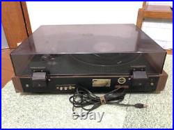 Sansui Record Player Sr-717 Turntable Only Main Part Tested Working Vintage