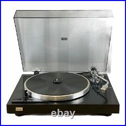 Sansui SR222 MK II Piano Black Belt Drive Record Vinyl Turntable & Groovemaster